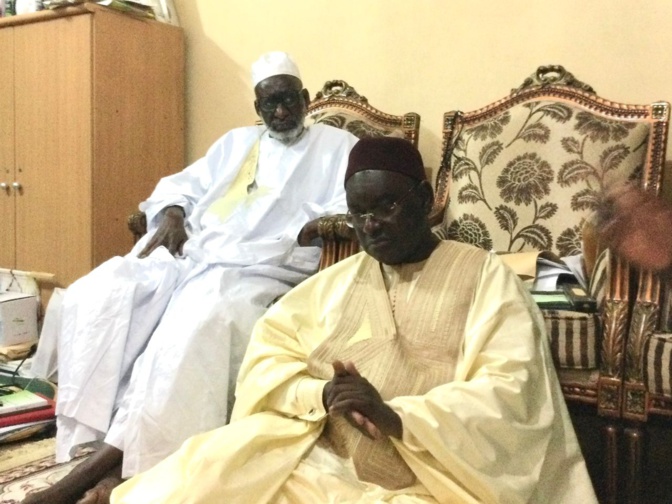 Fin de la première phase de leur tournée nationale auprès des chefs religieux : Wallu Sénégal chez Thierno Madani Tall, Khalife Général de la famille Omarienne.