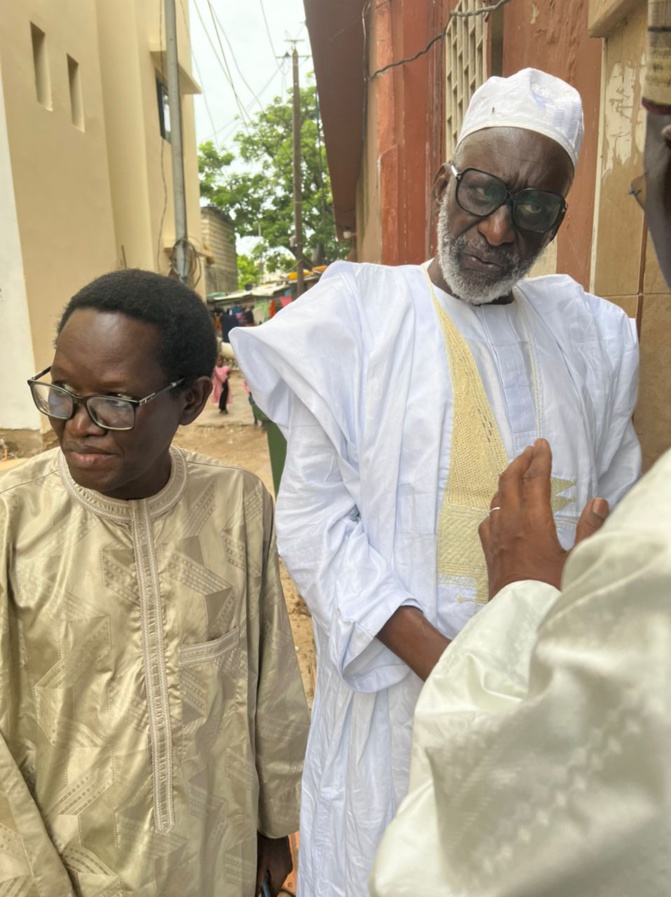 Fin de la première phase de leur tournée nationale auprès des chefs religieux : Wallu Sénégal chez Thierno Madani Tall, Khalife Général de la famille Omarienne.