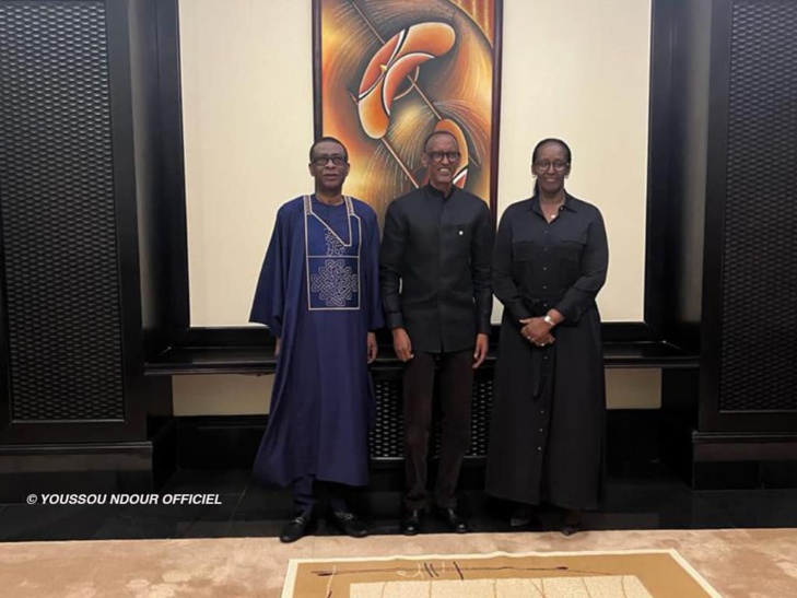 Accueilli et chaleureusement reçu par Paul Kagamé : les remerciements de Youssou Ndour
