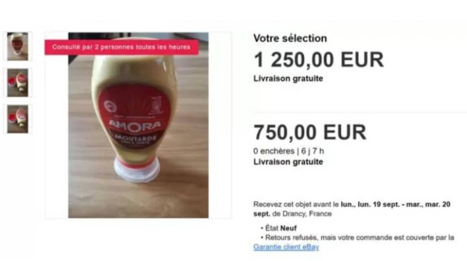 Pénurie de moutarde: Des pots vendus à plus de 400 mille FCfa Pénurie de moutarde: Des pots vendus à plus de 400 mille FCfa