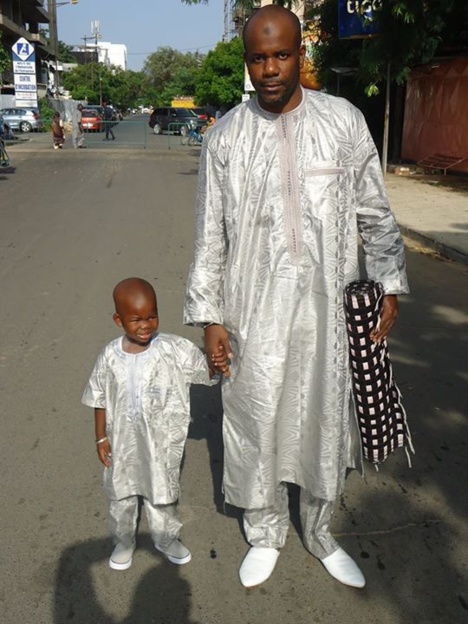 Malick Noël Seck et son fils