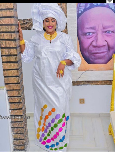 Magal 2022: L'actrice Adja à Touba (Photos)