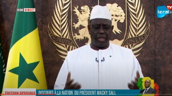 Message à la Nation :Ll’intégralité du discours de SEM le Président Macky Sall