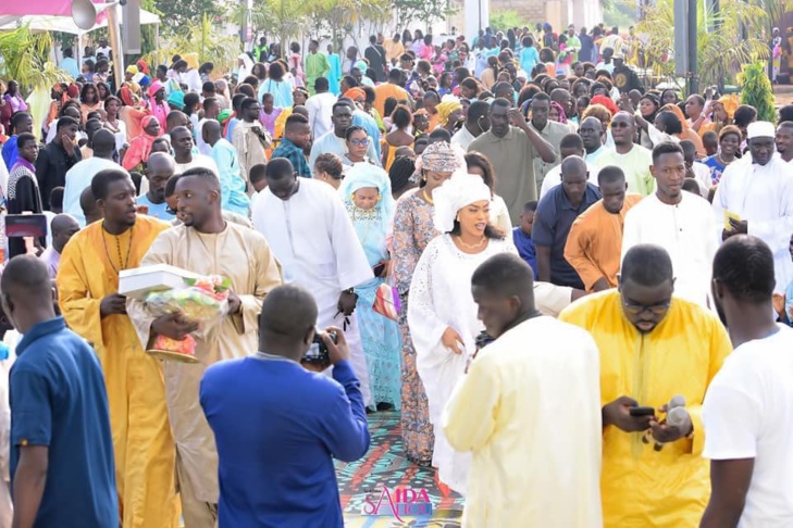 Photos / Lendemain du Magal 2022: Ziar de Sokhna Bator Saliou et de Sokhna Adja Saliou auprès de Sokhna Aida Saliou