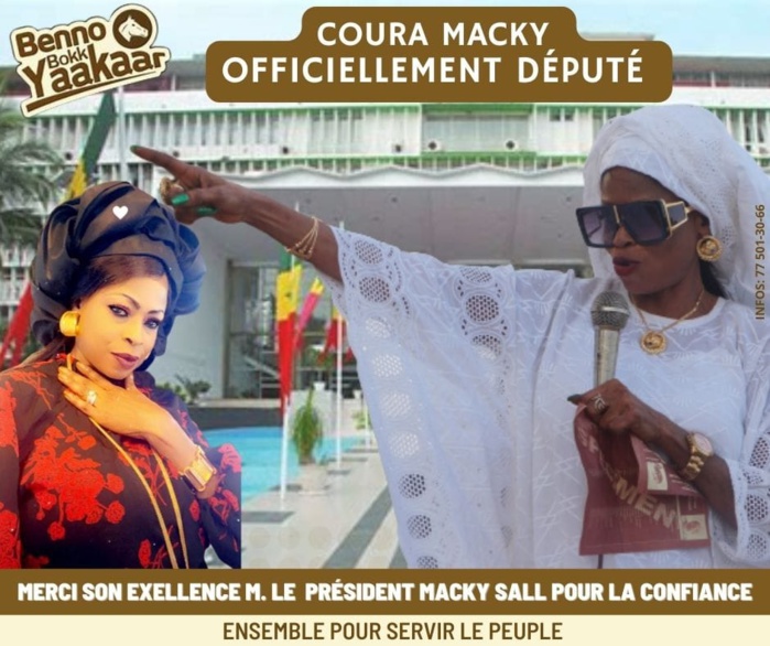 14e Législature: Coura Macky confirme son entrée à l'Assemblée nationale? en remplacement de...