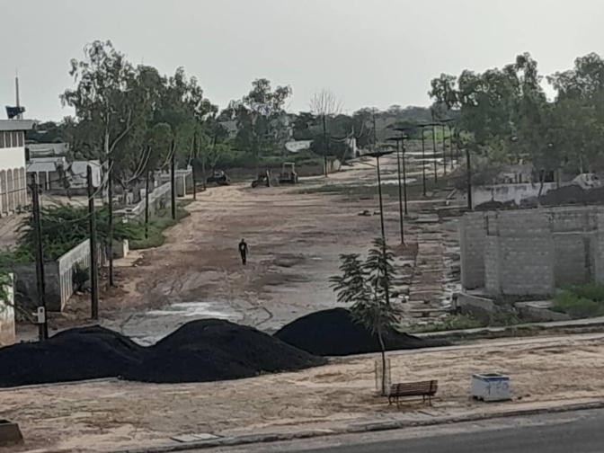 Photos - Fatick / Suite à l’accentuation des opérations de pompage: Des routes et des maisons libérées