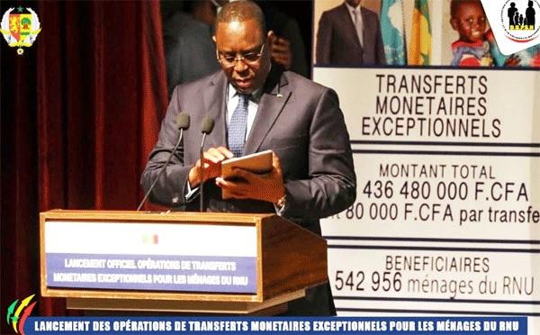 Cash transfert: Près de 48% des ménages zappés