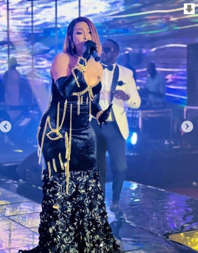 22e anniversaire du Djolof Band: Admirez la magnifique robe de Viviane Chidid (Photos)
