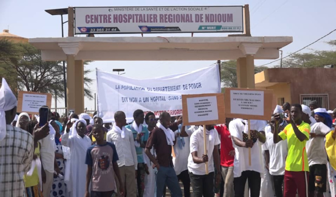 Saint-Louis - Manifestation À Ndioum : Les populations exigent un hôpital fonctionnel Saint-Louis - Manifestation À Ndioum : Les populations exigent un hôpital fonctionnel
