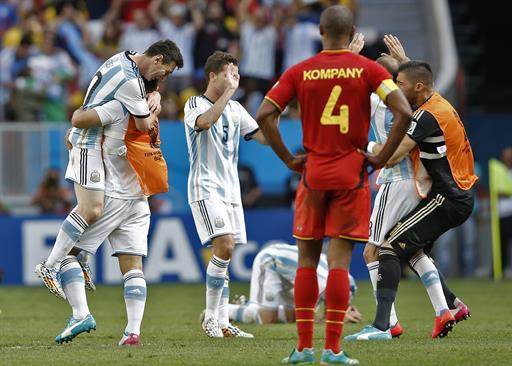 CDM2014: L’Argentine tient sa demie, la Belgique décevante