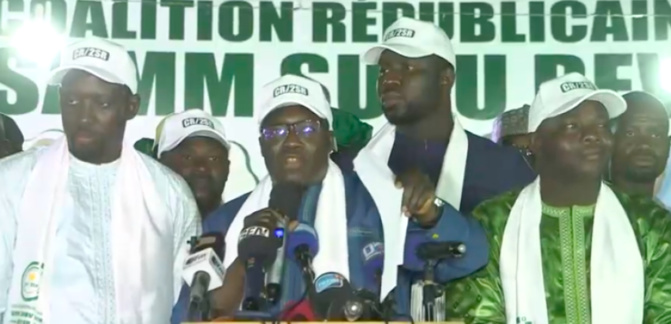 La Coalition Républicaine / Samm Sunu Rew remontée contre BBY