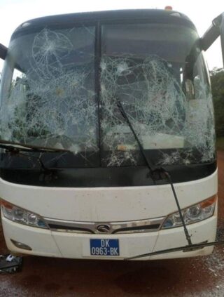 Photos / Kédougou: Les dégâts de la manifestation Photos / Kédougou: Les dégâts de la manifestation