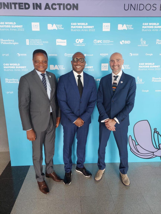 Au Sommet des Maires du C40 à Buenos Aires : Optimiste, Barth Dias porte le plaidoyer porté sur la recherche de financement Au Sommet des Maires du C40 à Buenos Aires : Optimiste, Barth Dias porte le plaidoyer porté sur la recherche de financement
