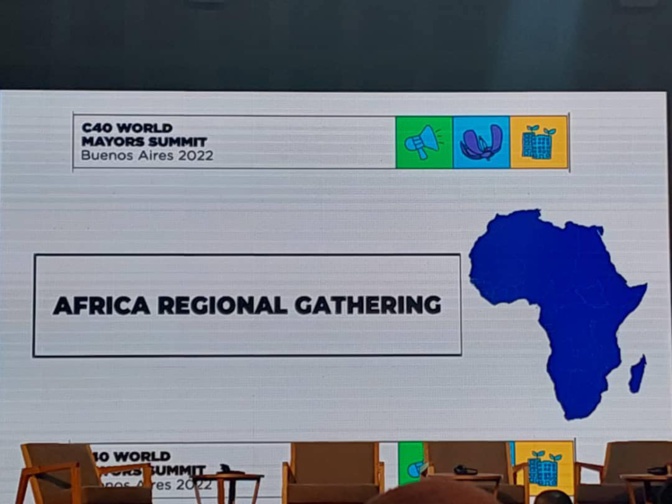 Au Sommet des Maires du C40 à Buenos Aires : Optimiste, Barth Dias porte le plaidoyer porté sur la recherche de financement Au Sommet des Maires du C40 à Buenos Aires : Optimiste, Barth Dias porte le plaidoyer porté sur la recherche de financement