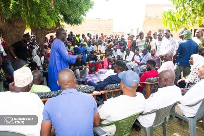 Nemmeeku Tour/ Jour 7: La commune Ndiaganiao accueille Ousmane Sonko