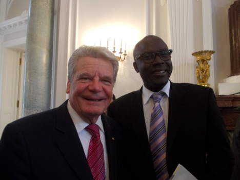 Le président de la République Fédérale Allemande et Saliou Guèye