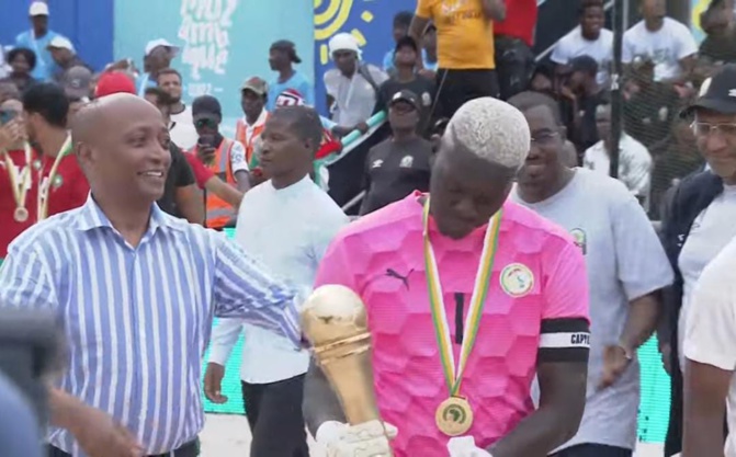 Finale CAN Beach Soccer: Le Sénégal élimine l'Egypte (2-2, 6-5), les lions sacrés pour la 7ème fois, la 4ème consécutive