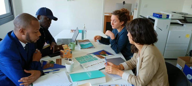 Coopération et solidarité internationale : Les maires de Sakal et de Nguidile à BFC International, en France