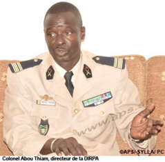 Audio- Colonel Abou Thiam, patron de la DIRPA : "Il n'y a pas de copinage dans l'Armée, il y a des normes"