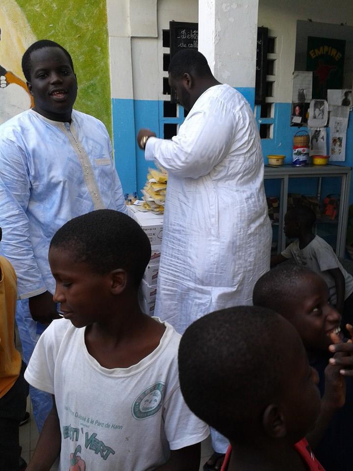 (4photos) Le fils du Président Macky Sall en visite à l’Empire des Enfants