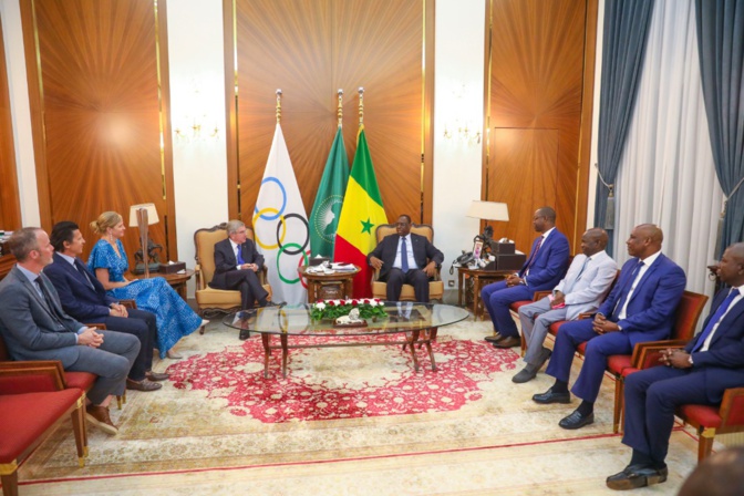 JOJ 2026 Dakar: Le Président Macky a reçu Diagna Ndiaye et le CIO, ainsi que le ministre des Sports
