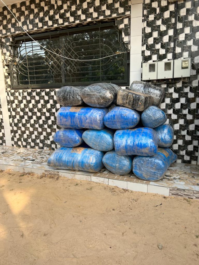 Coup de filet de la Douane à Fatick : 507 kg de chanvre indien saisis, 2 individus arrêtés