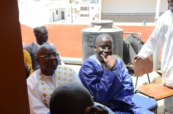 Dr Aliou Sow en compagnie de son beau-père Ismaël Lo