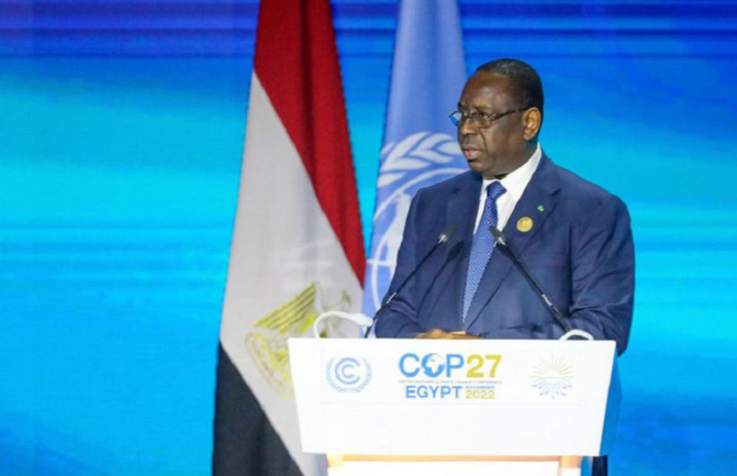 Le Président Macky Sall à la COP 27 :  Urgences, défi et transition énergétiques