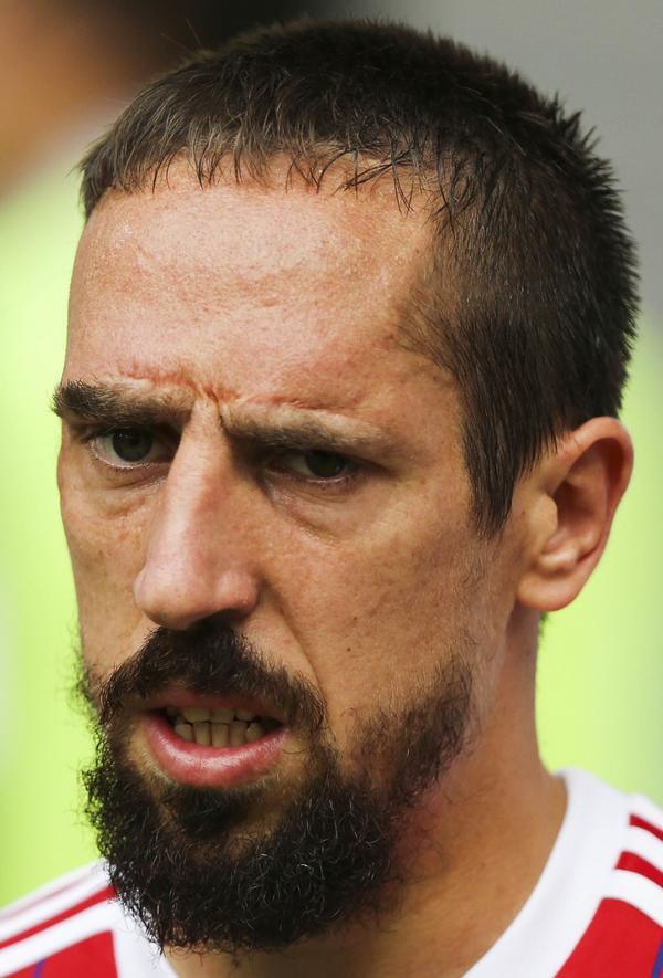 Franck Ribéry son nouveau look contestable