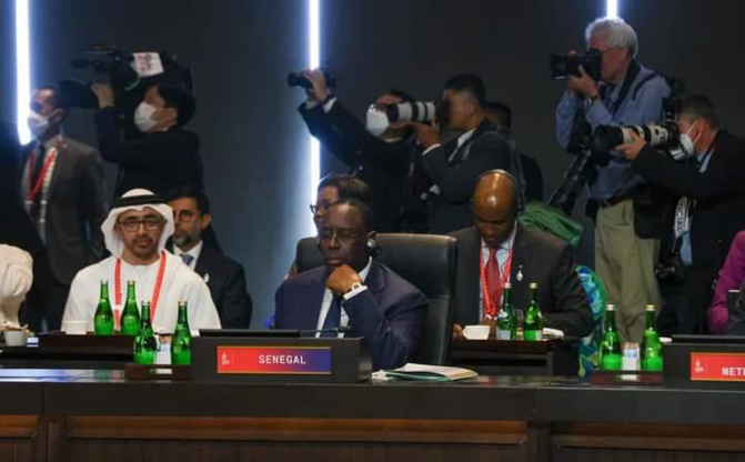 Insécurité alimentaire: Macky Sall a le soutien de ses pairs du G20 pour continuer les concertations avec les... Insécurité alimentaire: Macky Sall a le soutien de ses pairs du G20 pour continuer les concertations avec les...