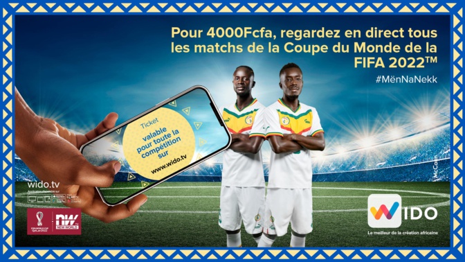 Wido diffuse l’intégralité des 64 matches de la Coupe du Monde Qatar 2022