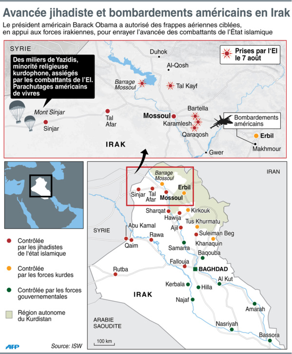 IRAK. Nouvelles frappes américaines sur les djihadistes