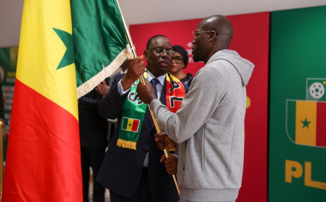 le Président Macky Sall aux Lions : « Ne craignez personne, mais respectez tous vos adversaires, condition essentielle pour aller loin » le Président Macky Sall aux Lions : « Ne craignez personne, mais respectez tous vos adversaires, condition essentielle pour aller loin »