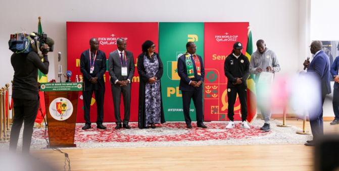 le Président Macky Sall aux Lions : « Ne craignez personne, mais respectez tous vos adversaires, condition essentielle pour aller loin » le Président Macky Sall aux Lions : « Ne craignez personne, mais respectez tous vos adversaires, condition essentielle pour aller loin »