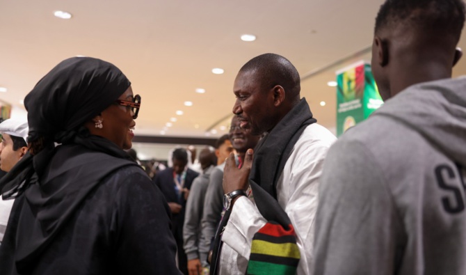 le Président Macky Sall aux Lions : « Ne craignez personne, mais respectez tous vos adversaires, condition essentielle pour aller loin » le Président Macky Sall aux Lions : « Ne craignez personne, mais respectez tous vos adversaires, condition essentielle pour aller loin »