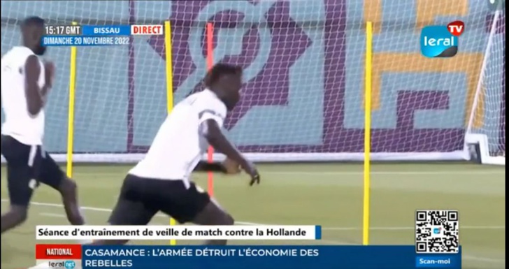 En direct du Qatar L’entraînement des lions du Sénégal En direct du Qatar L’entraînement des lions du Sénégal