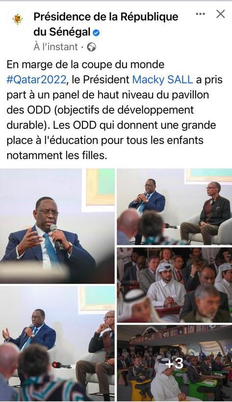 Qatar : Le Président Macky Sall a pris part au panel de haut niveau sur les ODD pour l'éducation des enfants