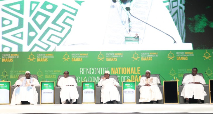 Photos : Rencontre du président de la République Macky Sall et la Communauté des Daaras du Sénégal