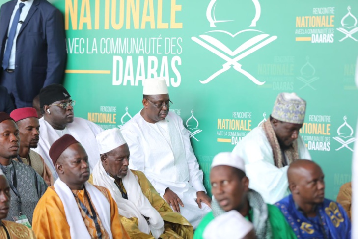 Photos : Rencontre du président de la République Macky Sall et la Communauté des Daaras du Sénégal