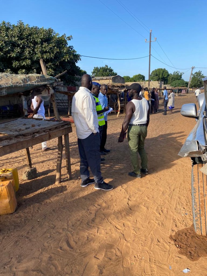 Photos : Serigne Mbacké Ndiaye victime d’un accident sur la route de Fatick