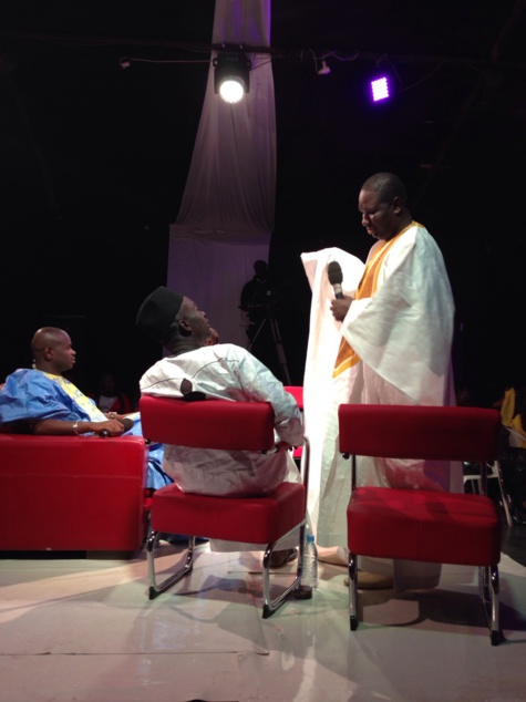 Salam Diallo, Ousmane Seck et Faya dans l'émission "Pello" de TFM