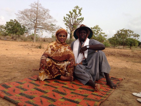 Tournage du clip "Dakar-Thiès" du duo de choc Salam Diallo-Dame Sène 