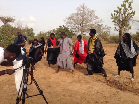 Tournage du clip "Dakar-Thiès" du duo de choc Salam Diallo-Dame Sène 