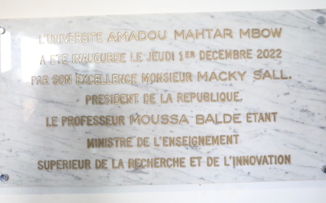 Inauguration Université Amadou Mahtar Mbow : Le discours intégral et magistral du Président Macky Sall Inauguration Université Amadou Mahtar Mbow : Le discours intégral et magistral du Président Macky Sall