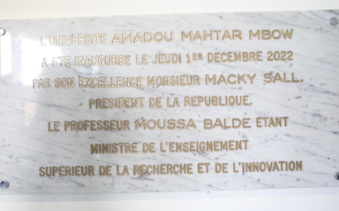 Inauguration Université Amadou Mahtar Mbow: Le discours intégral du Président Macky Sall (texte et photos)