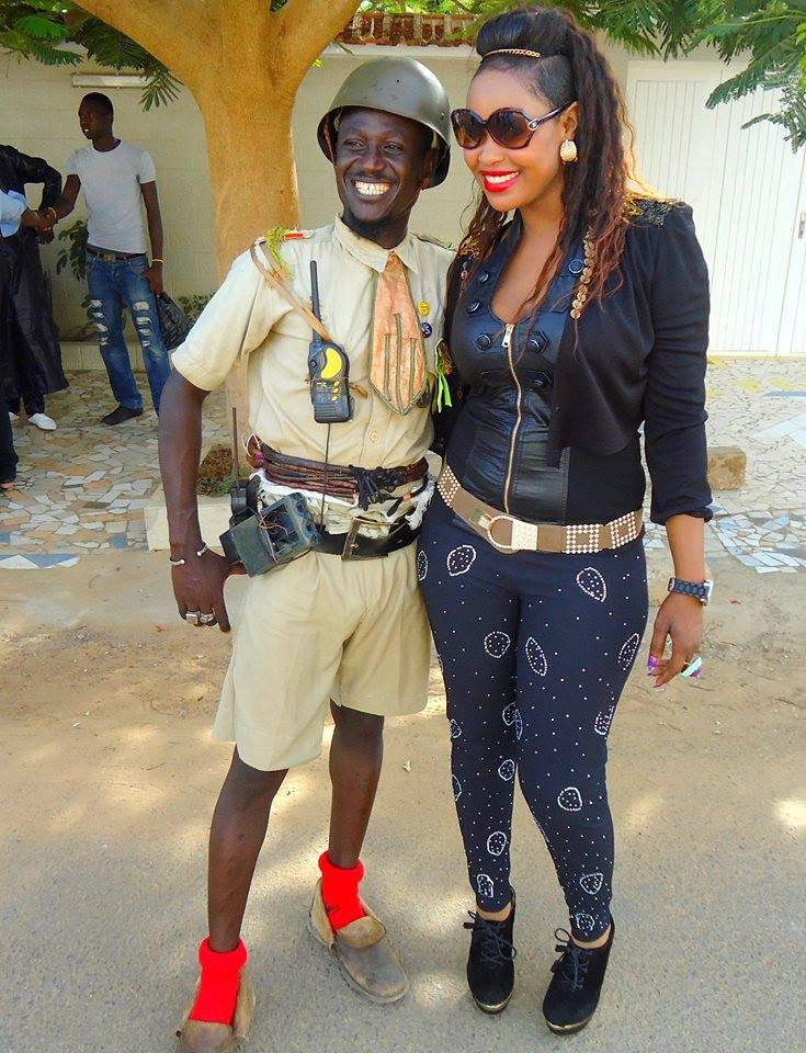 La chanteuse GuiGui en compagnie de Per Boukhar