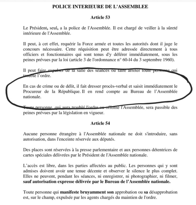 Affaire de la députée Amy Ndiaye battue : C’est le président de l'Assemblée nationale qui a saisi le procureur juste après l'incident Affaire de la députée Amy Ndiaye battue : C’est le président de l'Assemblée nationale qui a saisi le procureur juste après l'incident