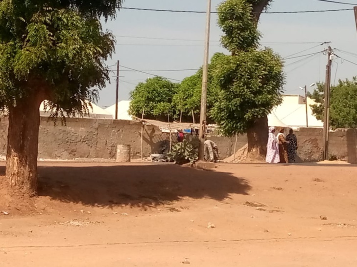 Photos / Tivaouane: Des policiers postés aux alentours du domicile de Serigne Moustapha Sy