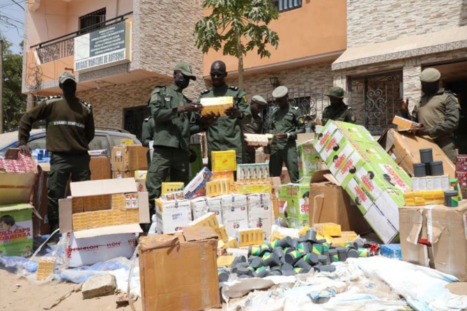 Produits prohibés: La Douane saisit une contrevaleur de 570 millions FCfa