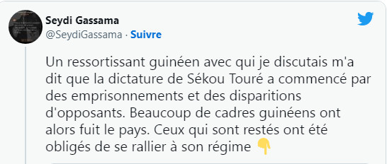 Après les séries d’arrestations : Seydi Gassama compare Macky Sall à Sékou Touré Après les séries d’arrestations : Seydi Gassama compare Macky Sall à Sékou Touré
